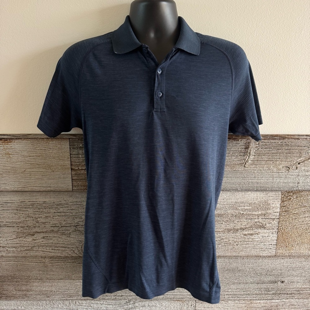 Lululemon Athletica Men's Metal Vent Tech Polo Shirts Size Small (R1)